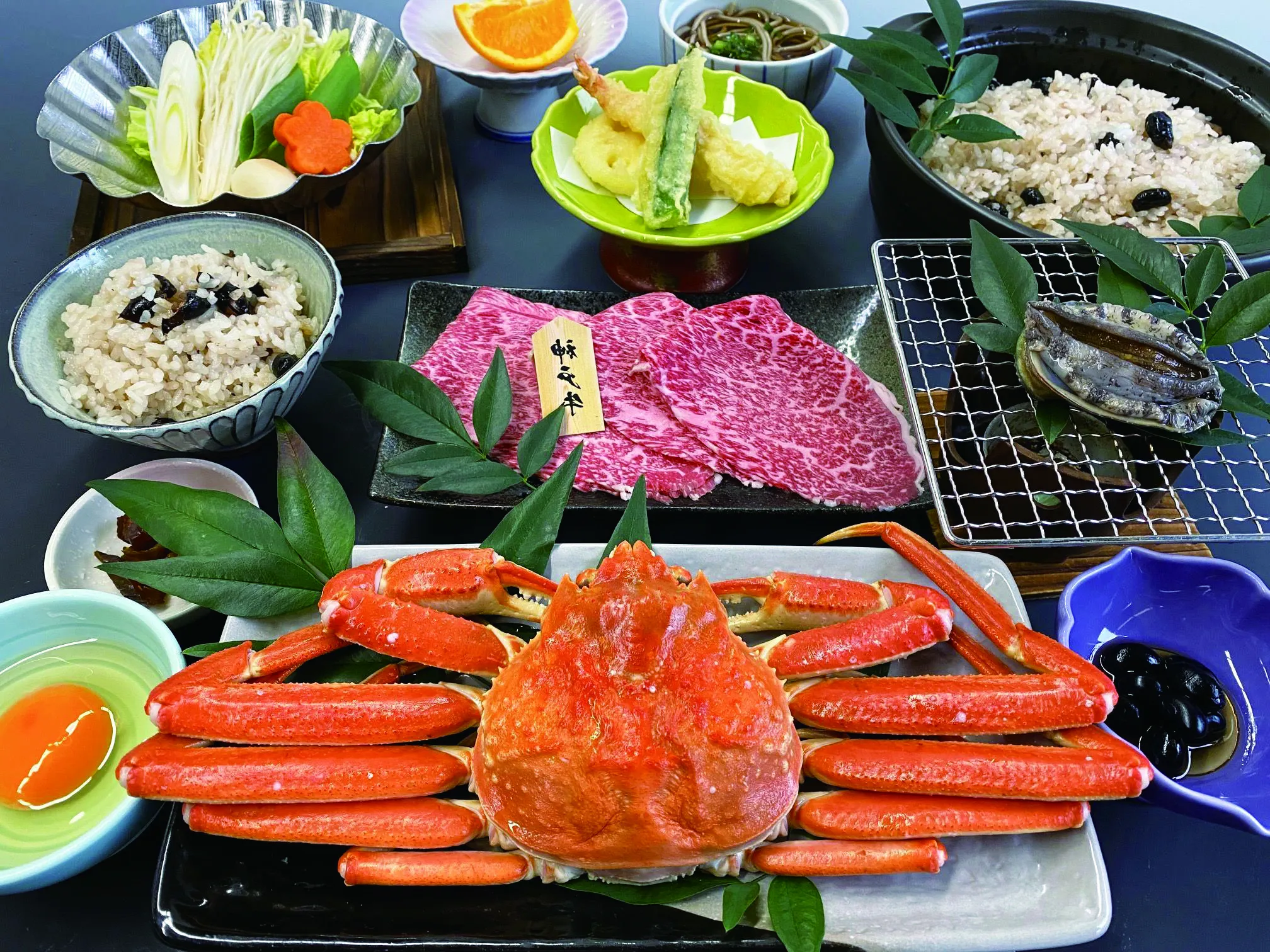 본 스와이게니・고베 소고기・전복과 고베 소고기 또는 딸기를 선택 가능한 테이크아웃 & 기노사키 온천가 사은제 당일치기